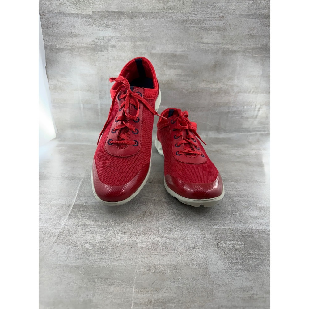 Rockport Truwalk Zero Women Red Mesh Walking Sneakers A11400 Size 10 M